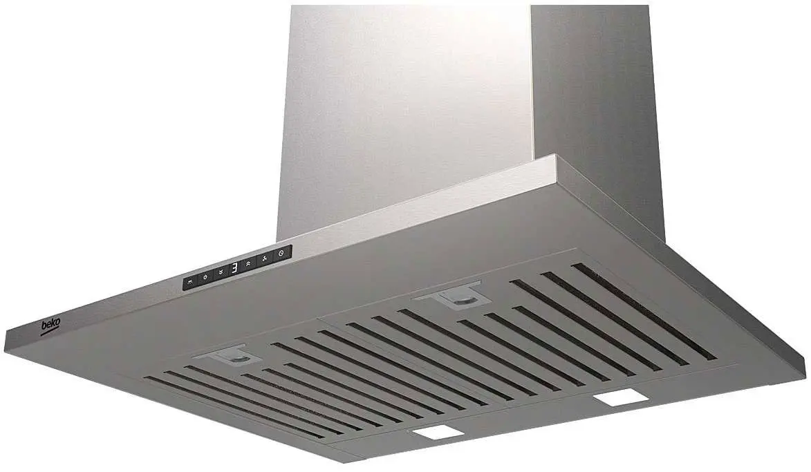 Beko 60cm Stainless Steel Slim Pyramid Canopy Rangehood BRH60CX