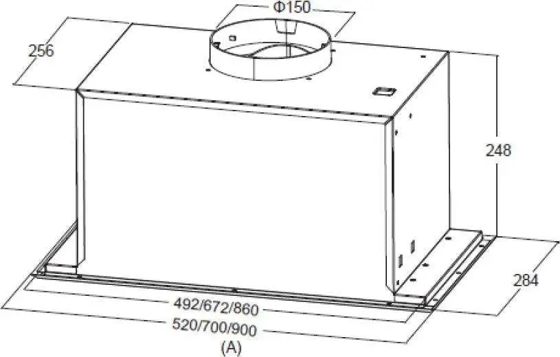 Casa 90cm Undermount Rangehood UDMCA90