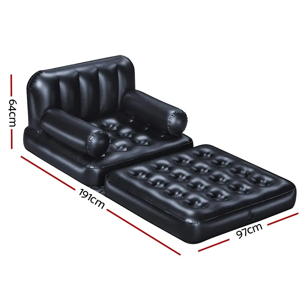 Bestway Inflatable Air Chair Seat Couch Lazy Sofa Lounge Bed Black