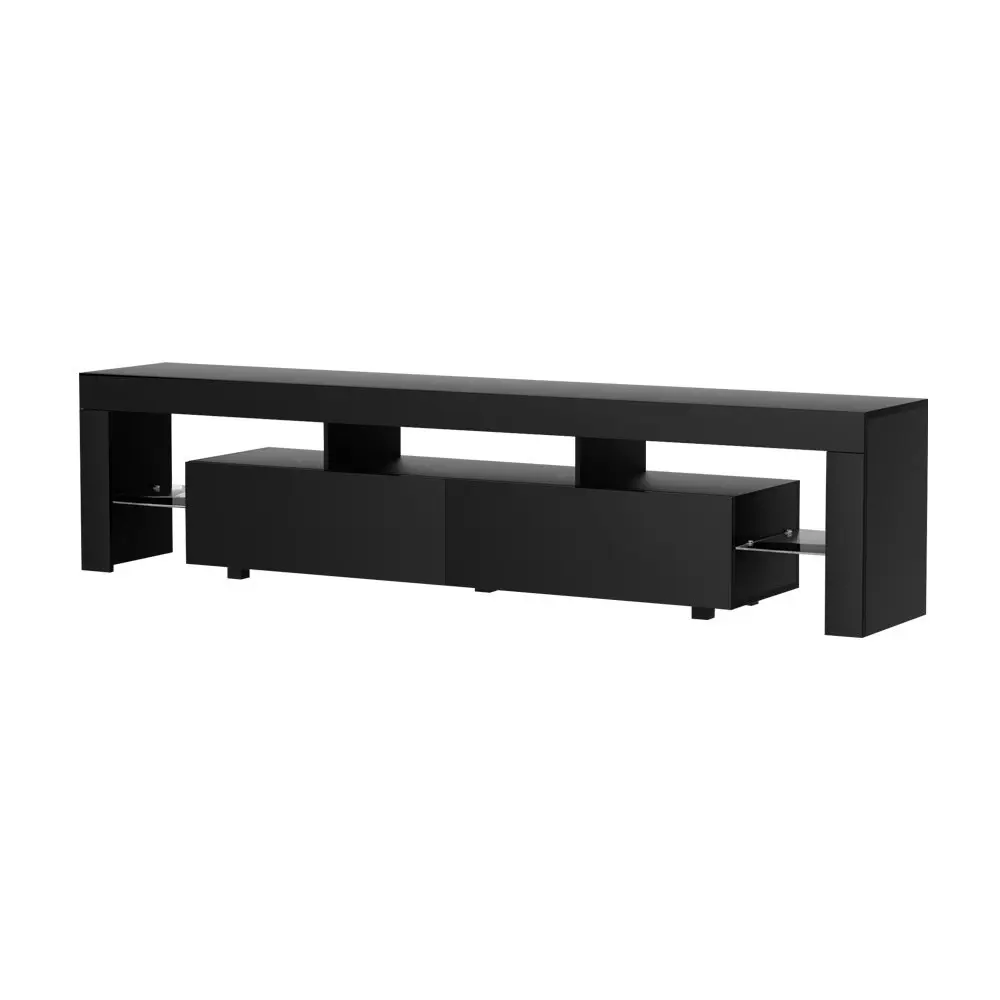 Artiss TV Cabinet Entertainment Unit Stand RGB LED 200cm Black