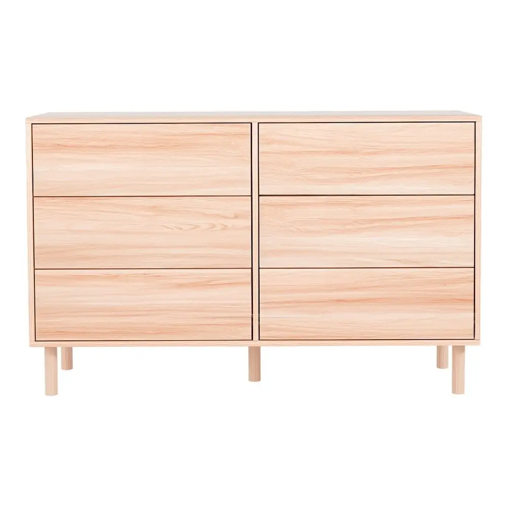 Artiss 6 Chest of Drawers - ALVA Pine