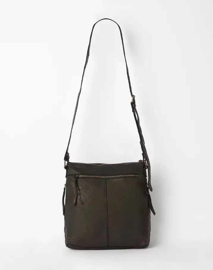 JUJU & CO Perforated Slouchy Bag Black