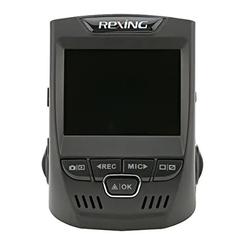 Rexing V1P 2.4" LCD FHD 1080p 170 Degree Wide Angle Dual Front Rear Dash Camera