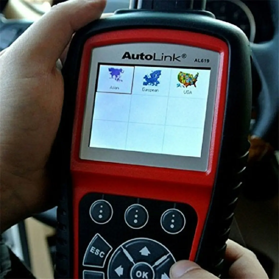 Autel AL619 Autolink Engine,ABS,SRS Auto OBD2 Scanner Car Code Reader Automotive Diagnostic Tool