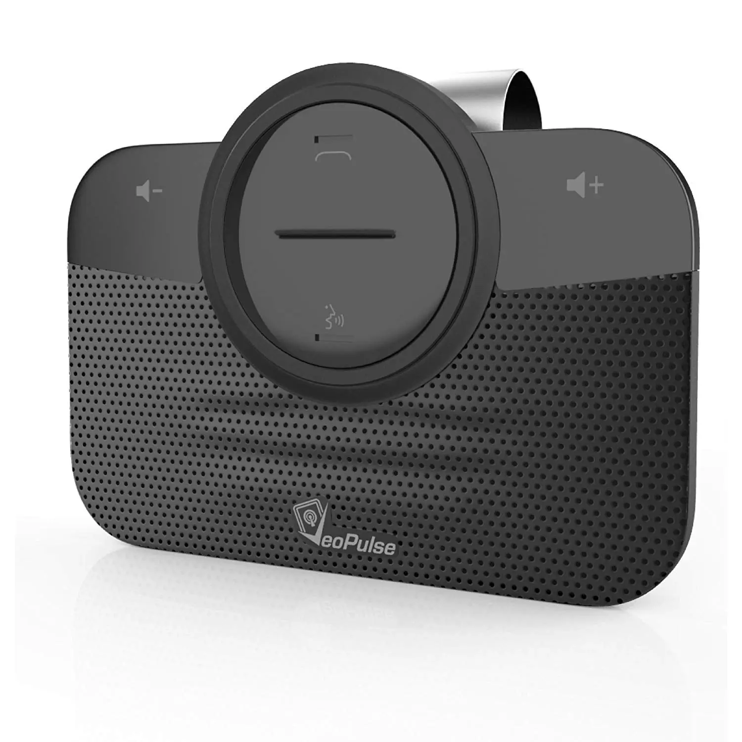 VeoPulse Car Speakerphone B-PRO 2 Hands Free with Bluetooth Automatic Mobile Phone Connection - Safe Hands-free kit Talking and Driving Wireless Techn