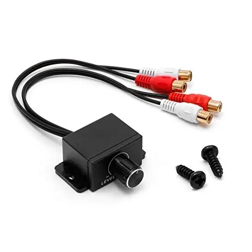 CHELINK Universal Car RCA Remote Amplifier Level Controller RCA Bass Knob Sub Amp Volume Control Cable