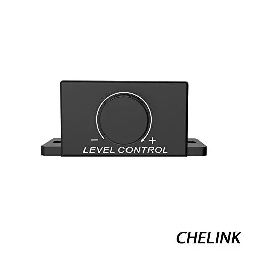 CHELINK Universal Car RCA Remote Amplifier Level Controller RCA Bass Knob Sub Amp Volume Control Cable