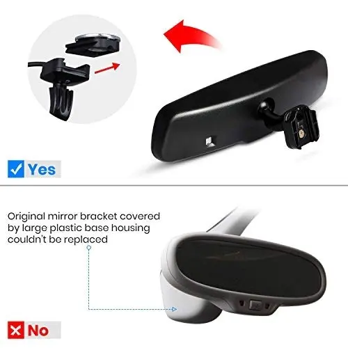 AUTO-VOX T2 Backup Camera for Car/Trucks,OEM Look Rear View Mirror Camera Monitor with IP68 Waterproof Back Up Camera,Super Night Vision for Vehicle Reversing