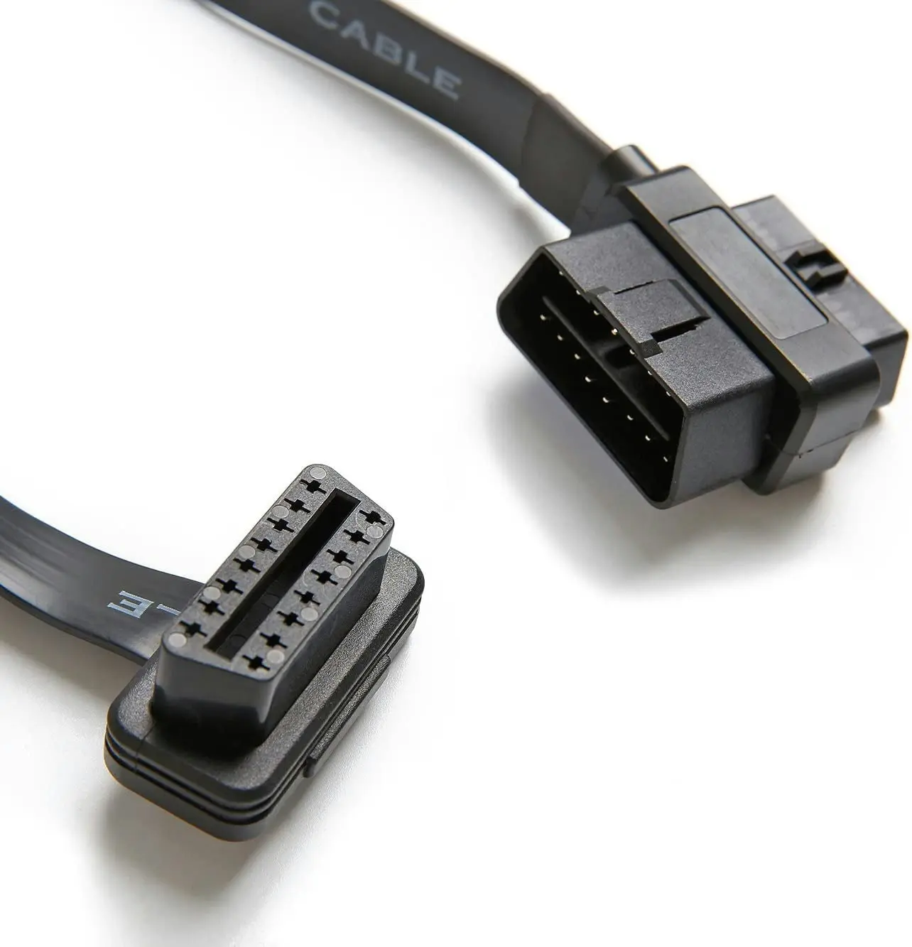 Bbfly-A9 OBD II OBD2 16 Pin Splitter Extension 1X Male and 2X Female Extension Cable Adapter (2FT/60CM)