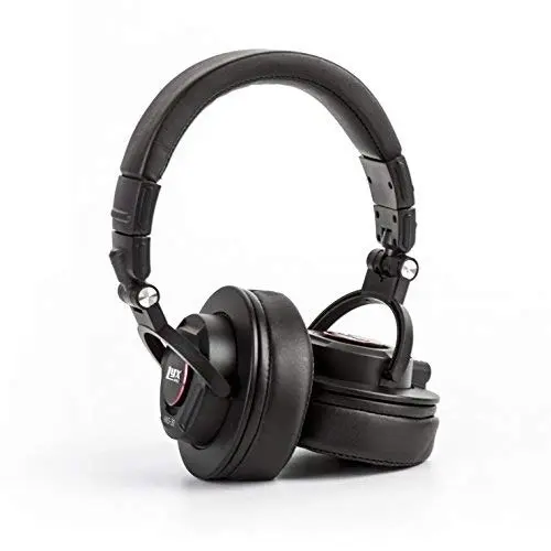 LyxPro HAS-30 Closed Back Over-Ear Professional Recording Headphones for Studio Monitoring, DJ and Home Entertainment,Black