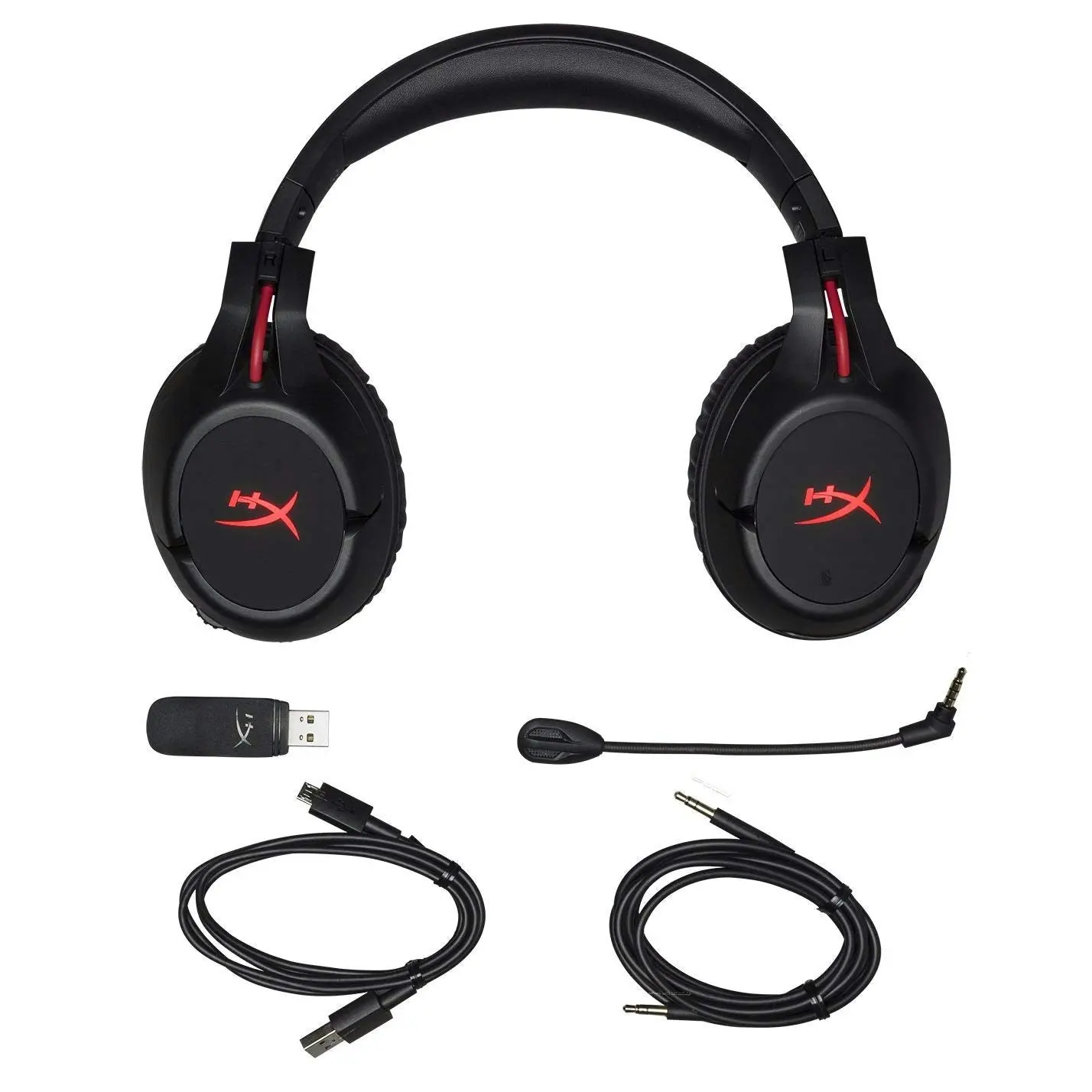 HyperX Cloud Flight - Wireless Gaming Headset, with Long Lasting Battery Up to 30 hours of Use, Detachable Noise Cancelling Microphone