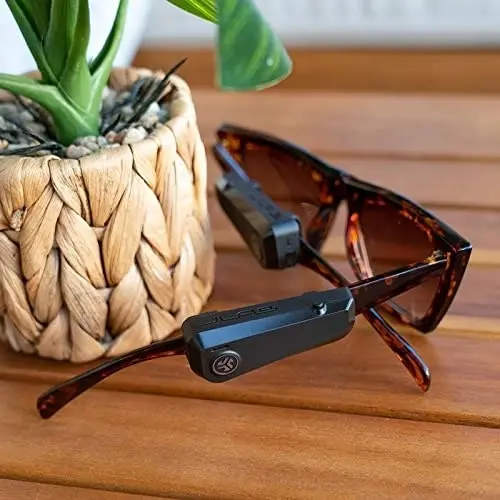 JLab JBuds Frames Wireless Open-Ear Audio for Your Glasses | 8-hour Bluetooth Playtime