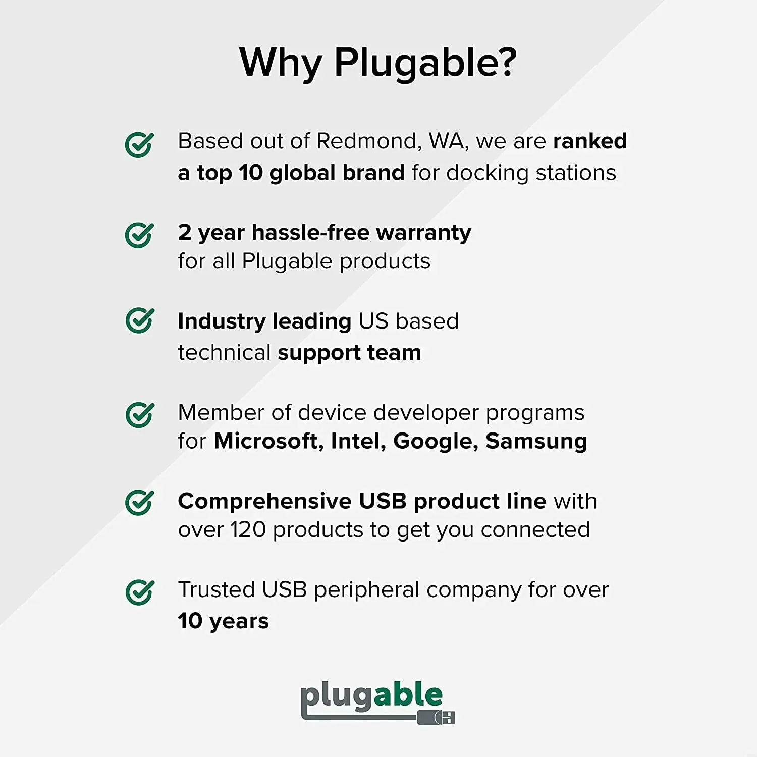 Plugable USB Hub, Rotating 4 Port USB 3.0 Hub, Powered USB Hub (Compatible with Windows, Macos & Linux, USB 2.0 Backwards Compatible)