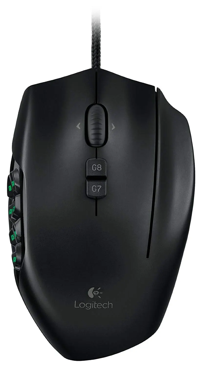 Logitech G600 MMO Gaming Mouse, RGB Backlit, 20 Programmable Buttons