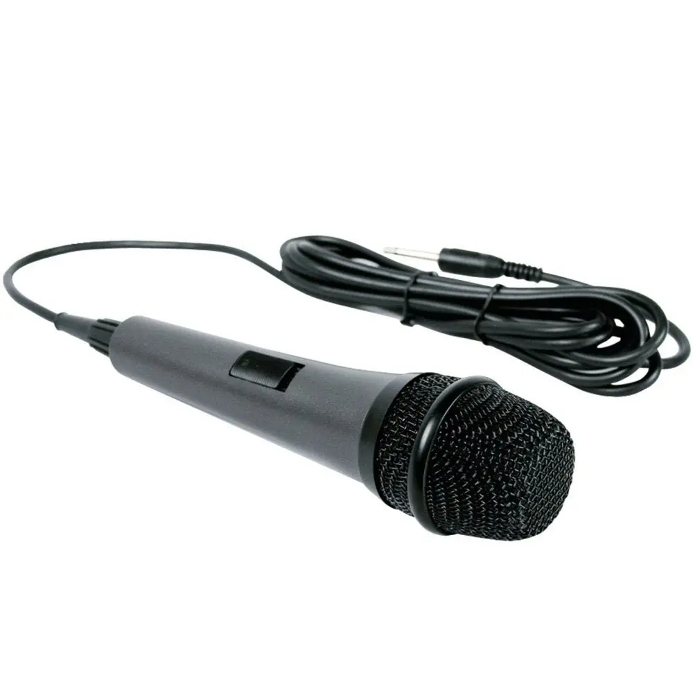 Singing Machine SMM-205 Unidirectional Dynamic Microphone with 10 Ft. Cord