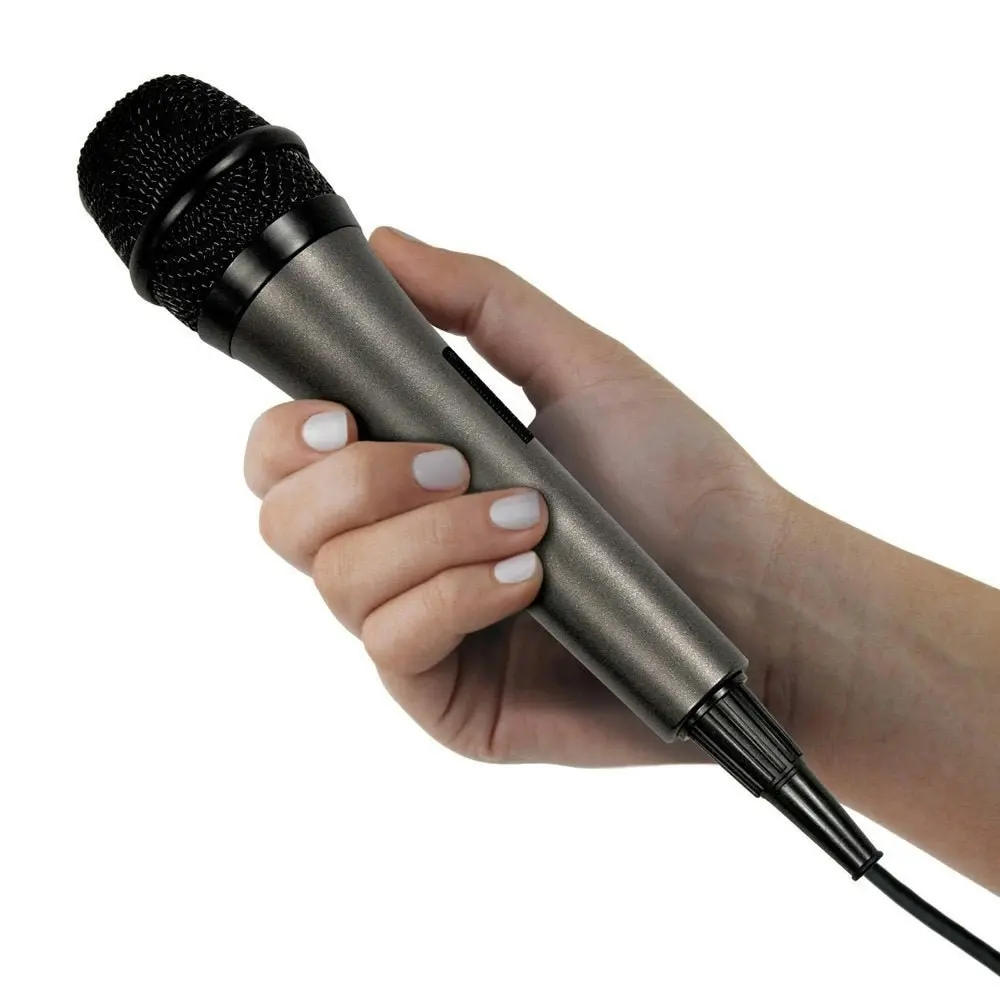 Singing Machine SMM-205 Unidirectional Dynamic Microphone with 10 Ft. Cord