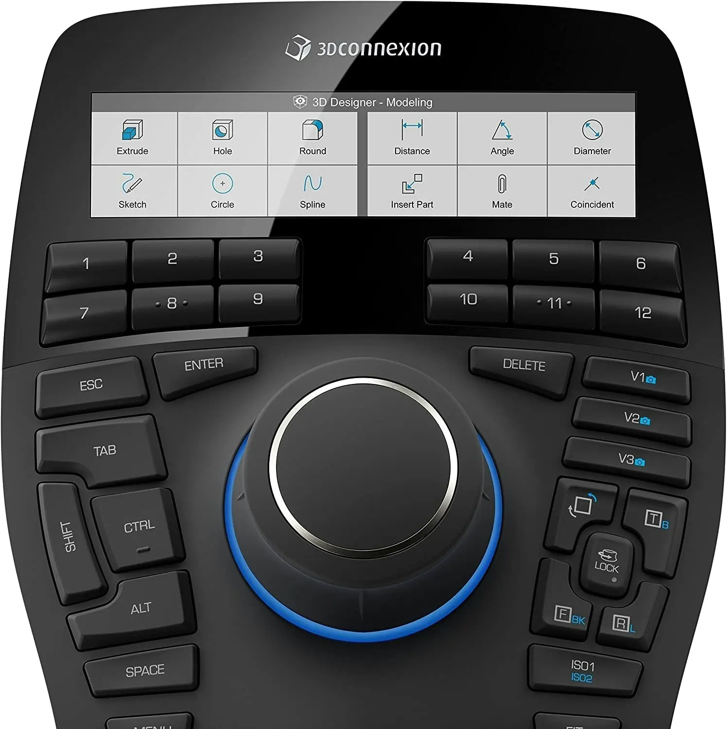 3Dconnexion Spacemouse Enterprise USB Left-Handed 31 Keys, 3DX-700056 (Left-Handed 31 Keys)