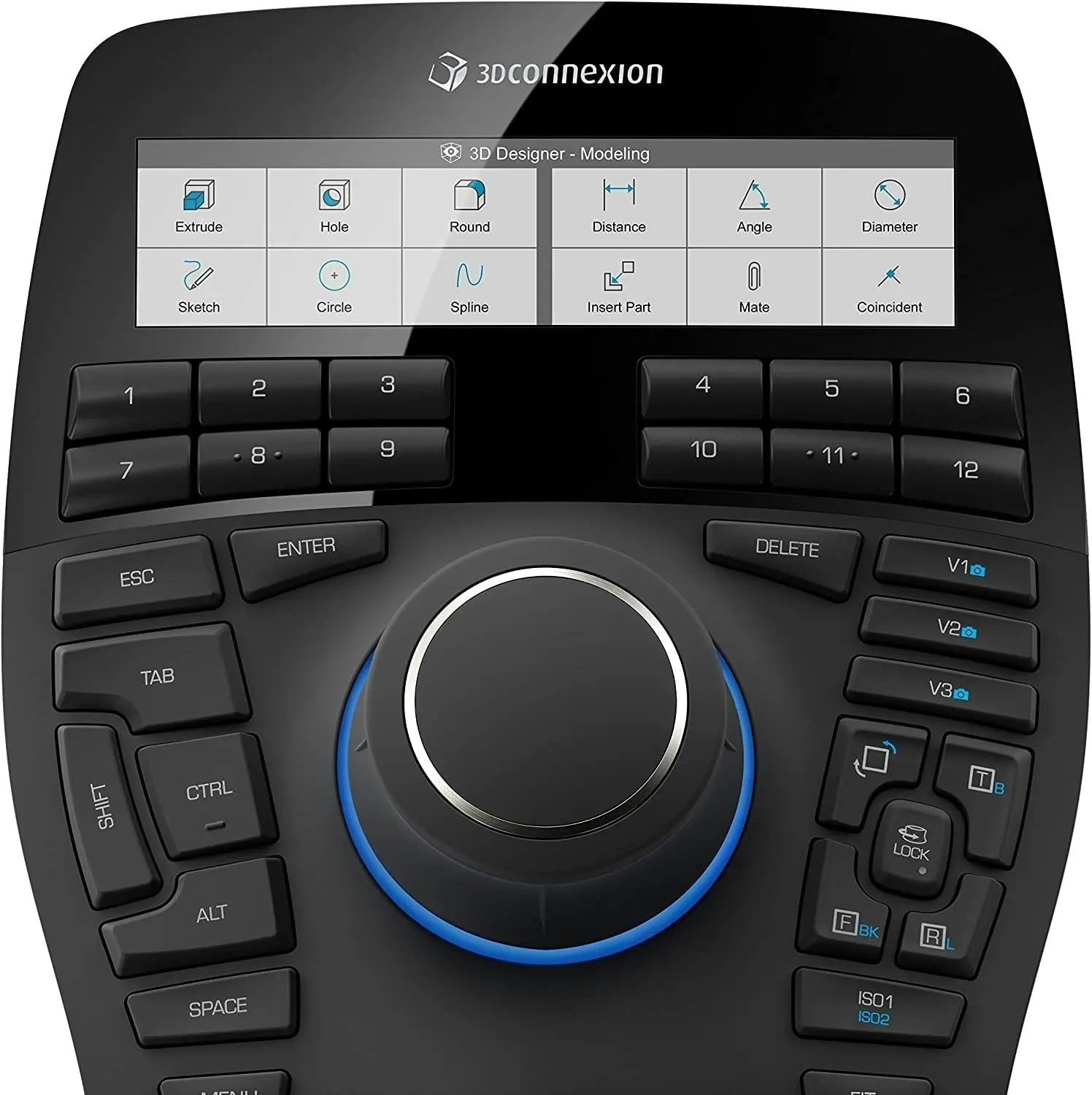 3Dconnexion Spacemouse Enterprise USB Left-Handed 31 Keys, 3DX-700056 (Left-Handed 31 Keys)