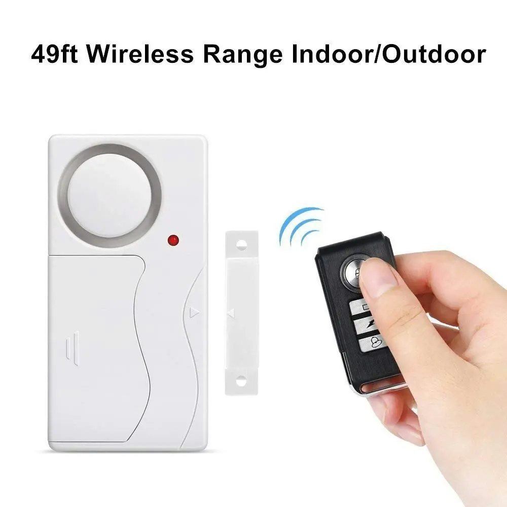 Wsdcam Door Alarm Wireless Anti-Theft Remote Control Door And Window Security Alarms