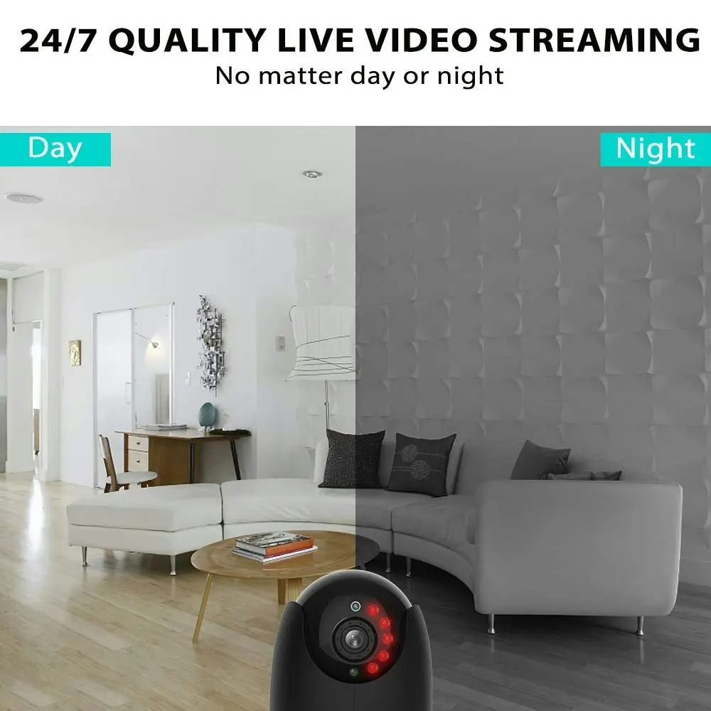 Netvue Indoor Camera, Enhanced Security Camera with Advanced AI Skills for Pet/Baby/Nanny, 1080P FHD 2.4GHz WiFi Night Vision