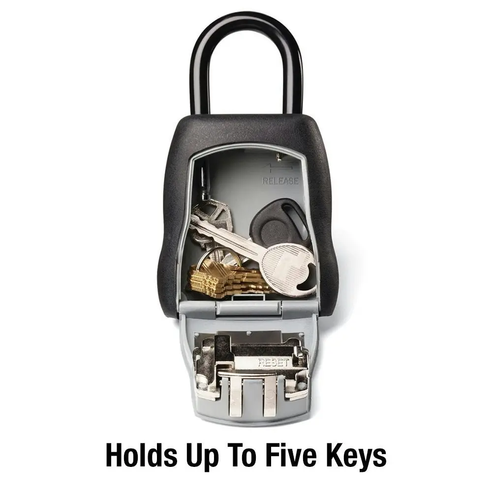 Master Lock 5424D Set Your Own Combination Portable Lock Box with Light Up Dials 6 Key Capacity