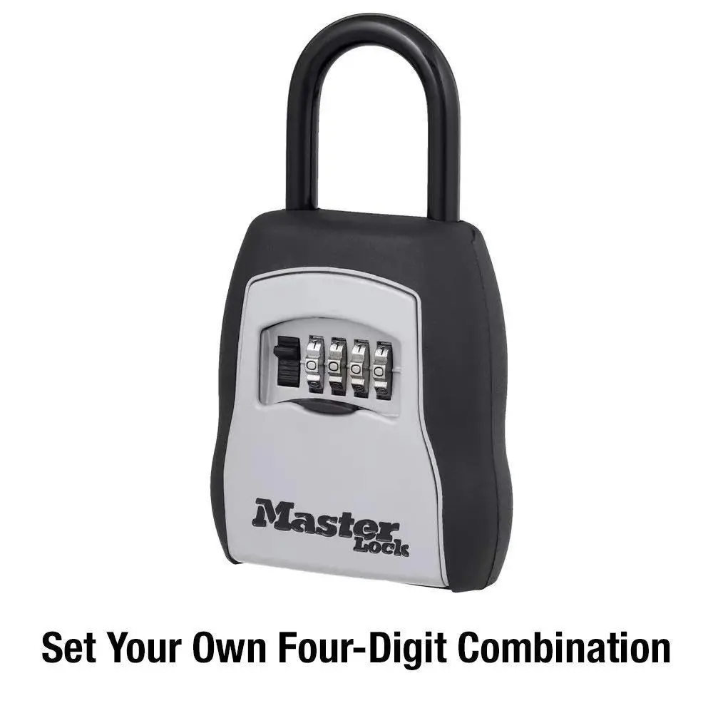 Master Lock 5400D Set Your Own Combination Portable Lock Box 5 Key Capacity