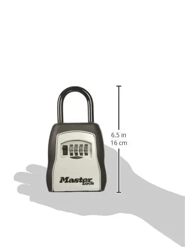 Master Lock 5400D Set Your Own Combination Portable Lock Box 5 Key Capacity