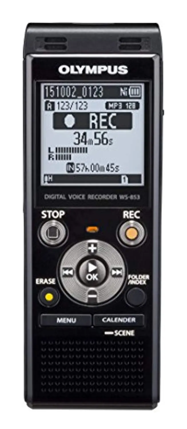 Olympus Voice Recorder WS-853 with 8GB, Voice Balancer, True Stereo Mic