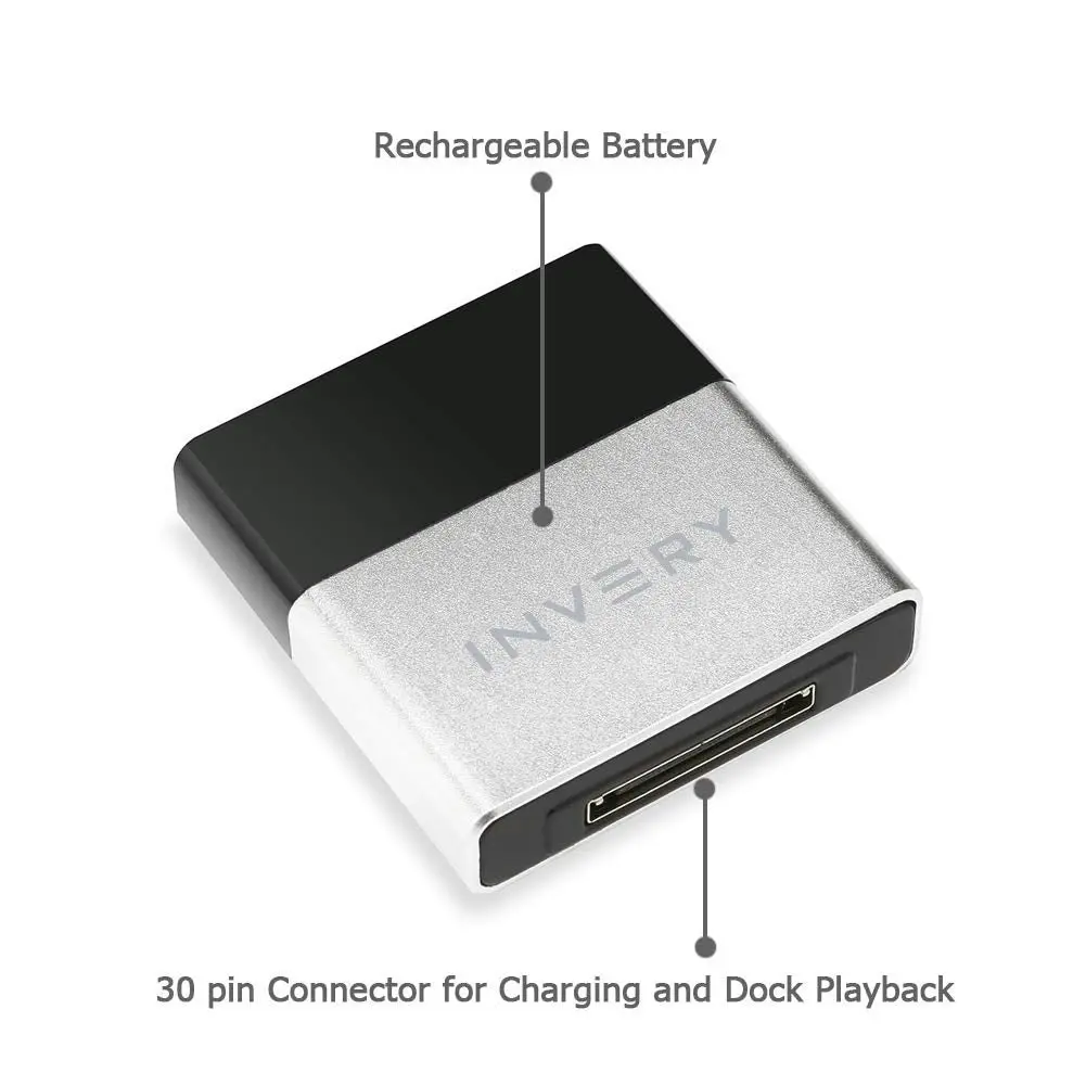 DockLinQ Bluetooth Adapter Receiver Compatible for Bose Sounddock and other 30 pin Music Docking Station