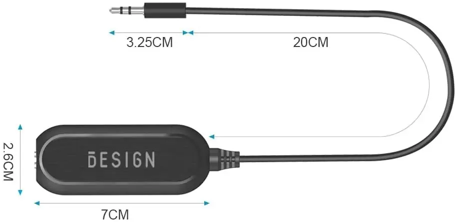 Besign Ground Loop Noise Isolator for Car Audio/Home Stereo System with 3.5mm Audio Cable