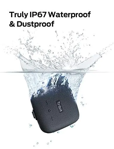 Tribit StormBox Micro Bluetooth Speaker, IP67 Waterproof & Dustproof Portable Outdoor Speaker, Bike Speakers with Powerful Loud Sound, Advanced TI Amp