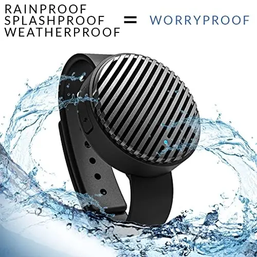 BoomBand Wearable Wireless Waterproof Wrist Portable Sports Bluetooth Speaker Watch with Speakerphone & Ultra Low Profile Design for Climbing, Hiking, Running