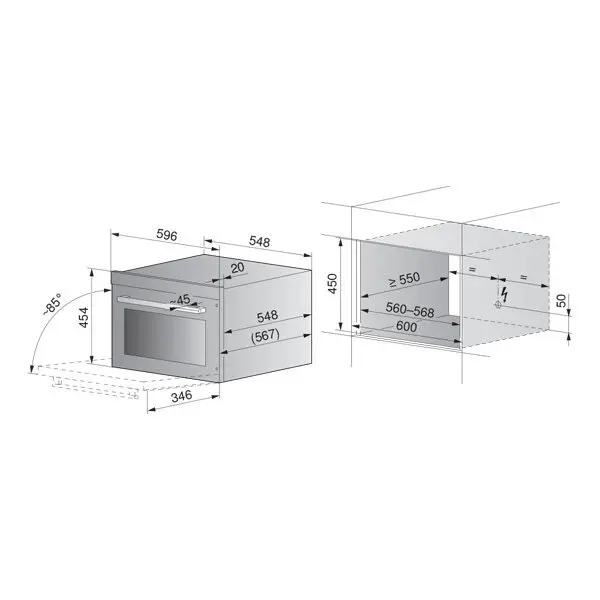 V-Zug 45cm Electric Built-In Combi-Steam Oven