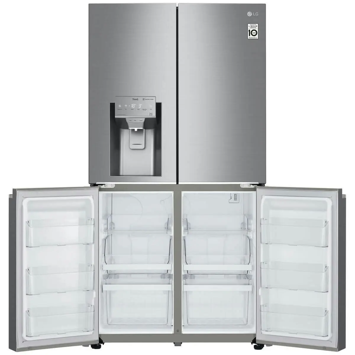 LG 637L French Door Fridge Stainless Steel