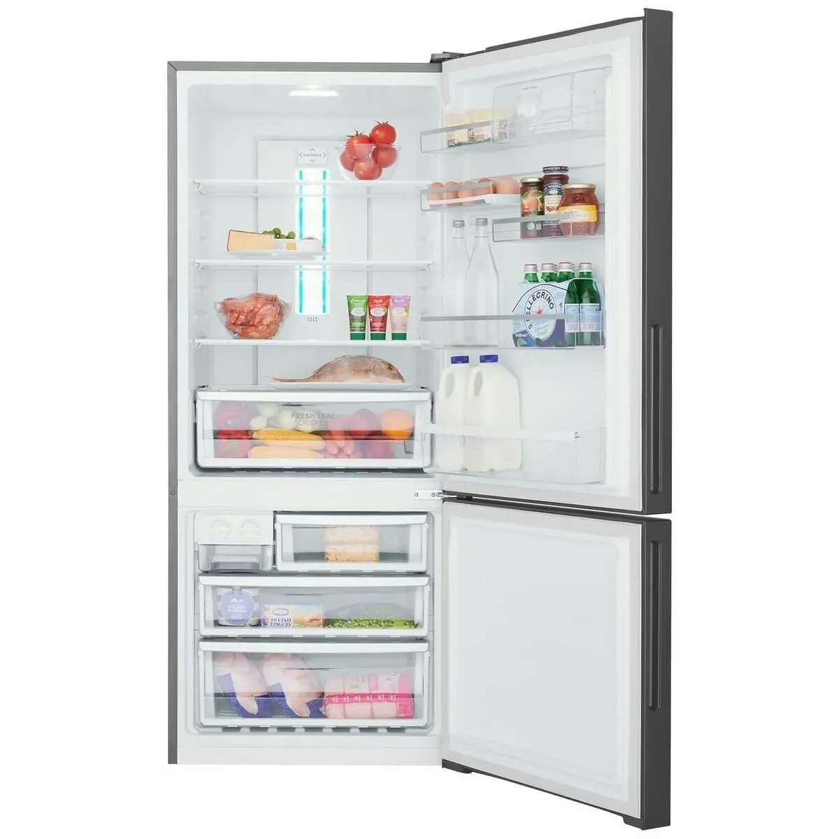 Westinghouse 425L Bottom Mount Fridge Black