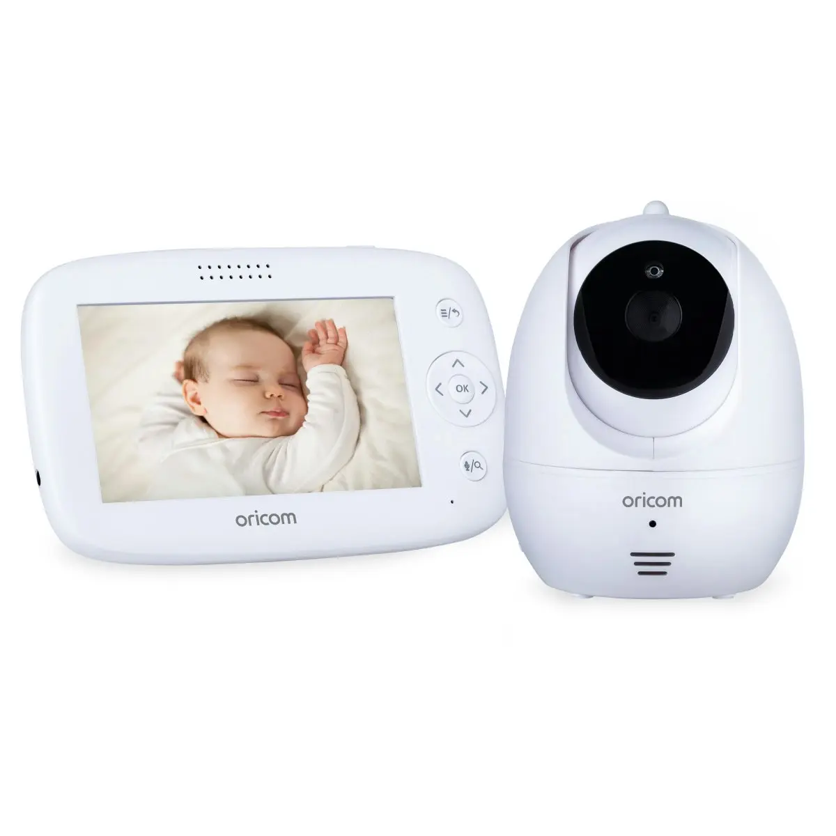 Oricom Babysense7 + Secure SC745 Digital Video Baby Monitor with Motorised Pan Tilt Camera Bundle Pack (BS7VPSC745)