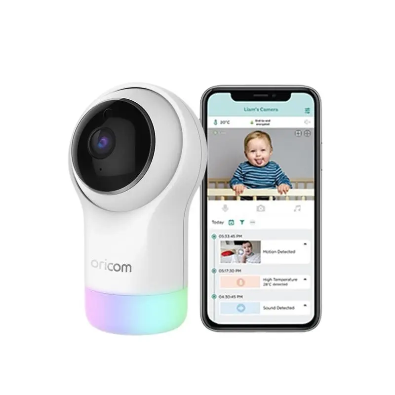 Oricom OBH930PTZ Smart HD Video Baby Monitor with Motorised Pan Tilt Camera