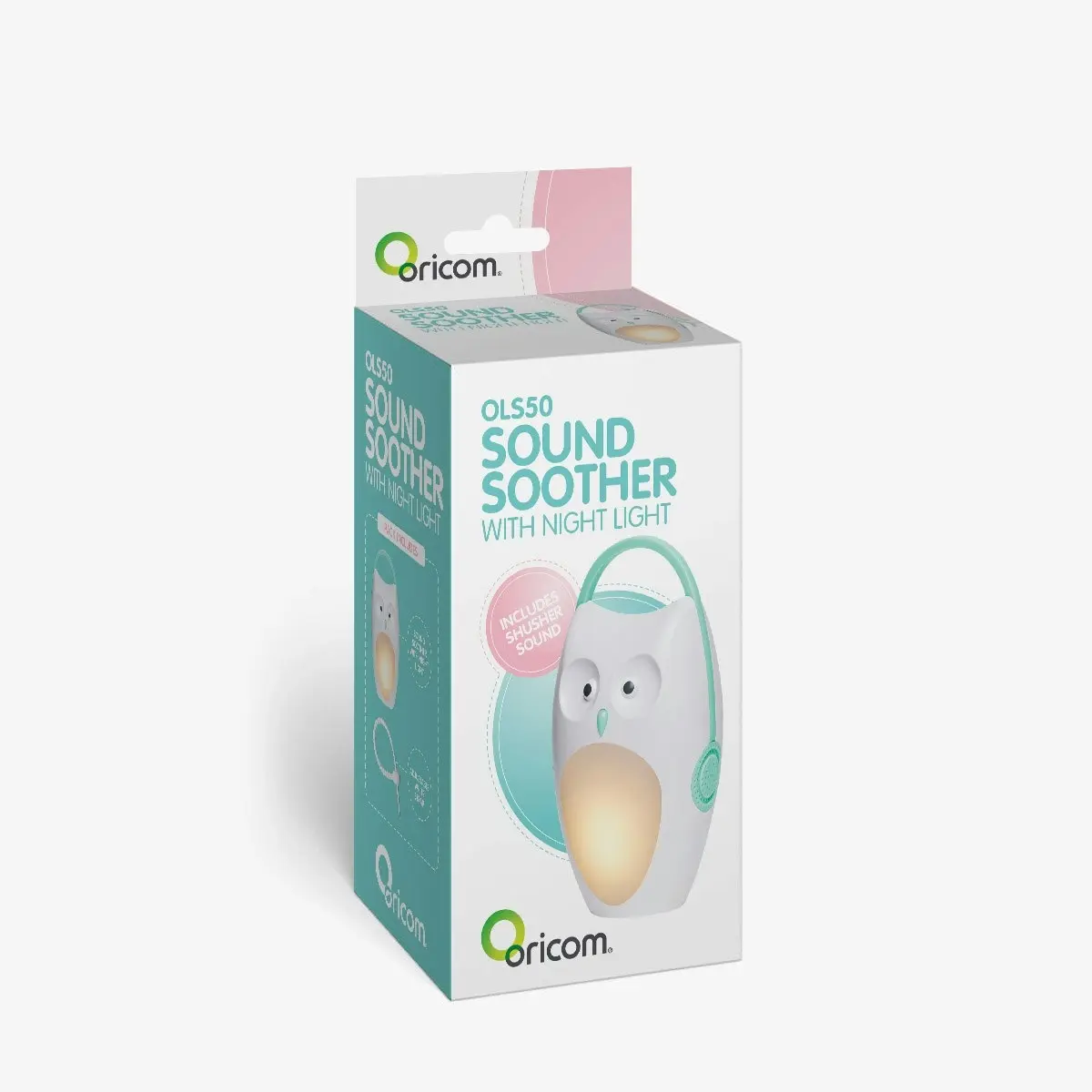 Oricom OLS50 Portable Baby Sound Soother with Night Light