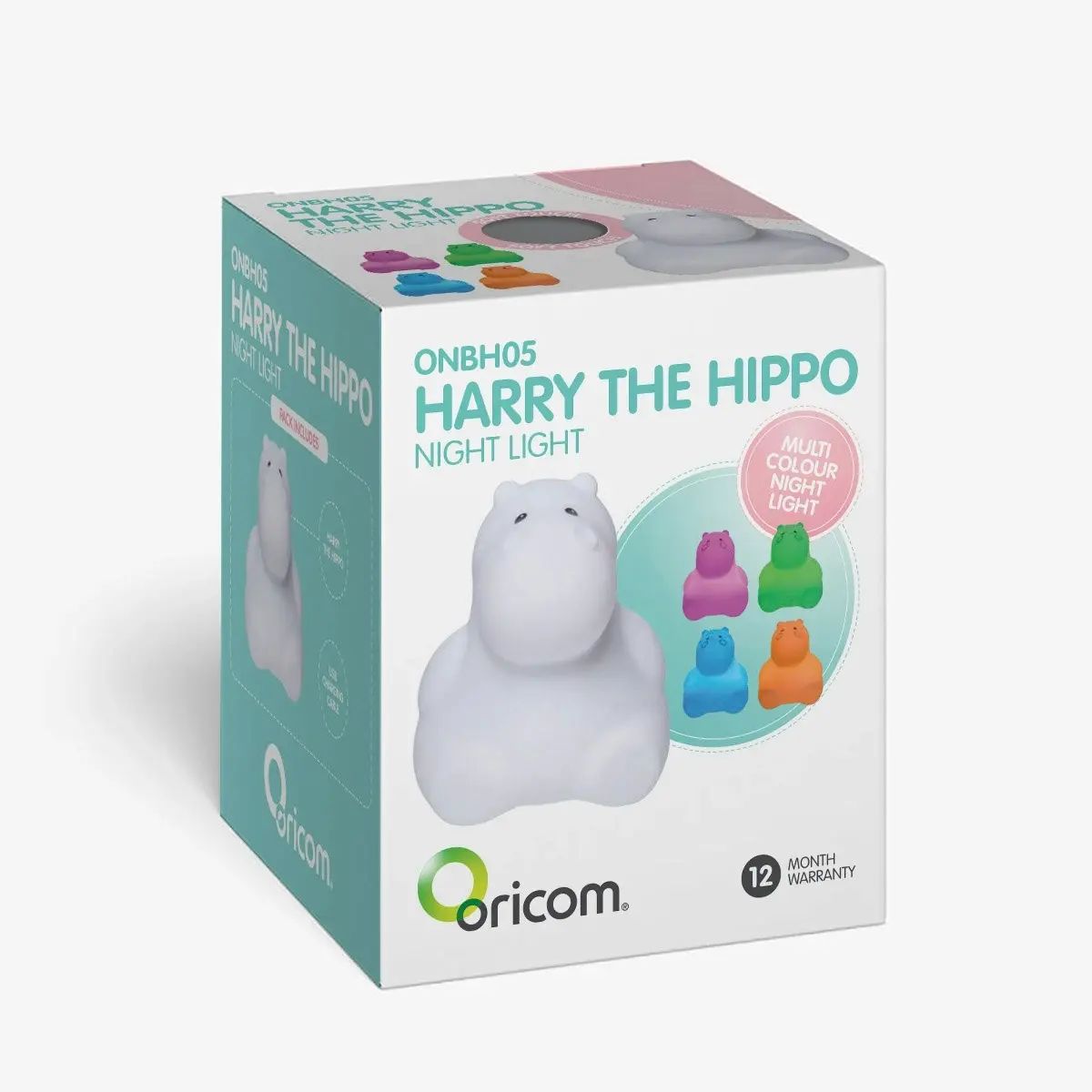 Oricom ONBH05 Harry The Hippo Night Time Buddy