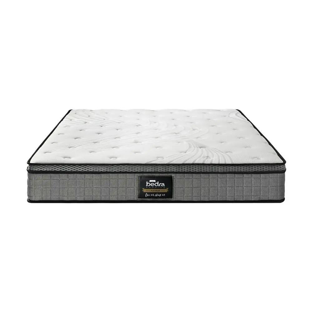 Luna Mattress Bed Spring Mattress 4D Mesh Euro Top Medium Foam 22cm