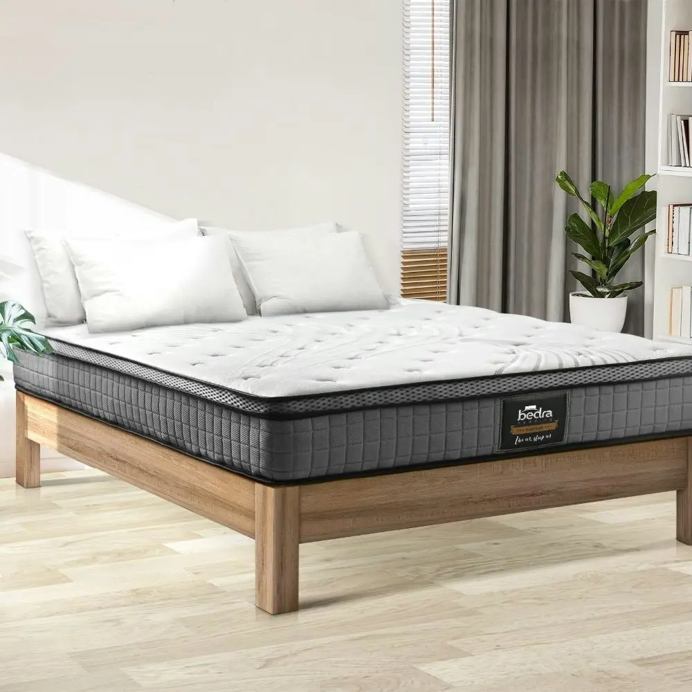 Luna Mattress Bed Spring Mattress 4D Mesh Euro Top Medium Foam 22cm