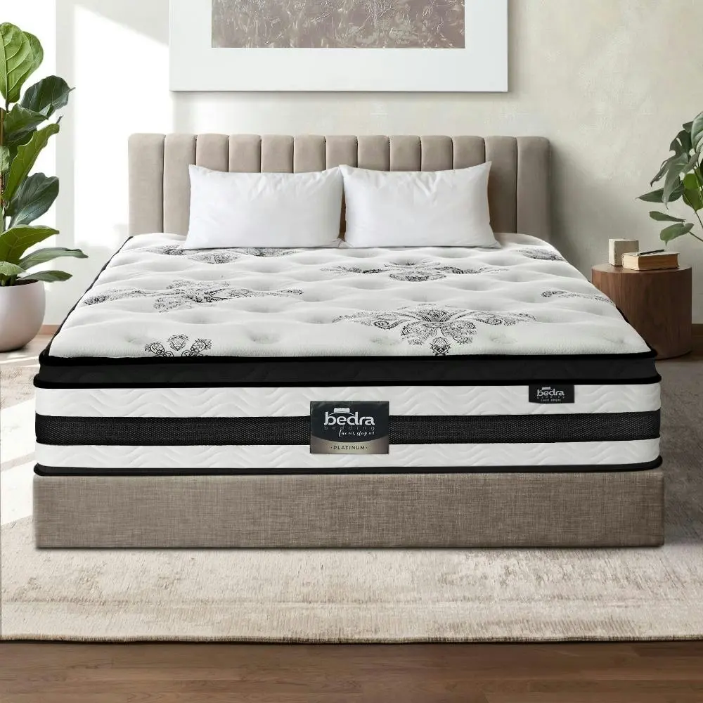 Audre Mattress Cool Gel Bed Medium Firm Mattress with Pocket Spring 34cm Thickness