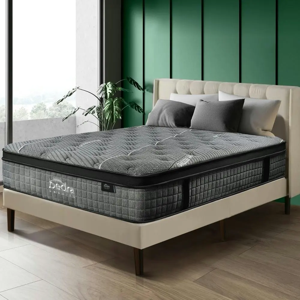 Emilia Mattress Breathable Spring Mattress Euro Top Natural Latex Foam 34cm