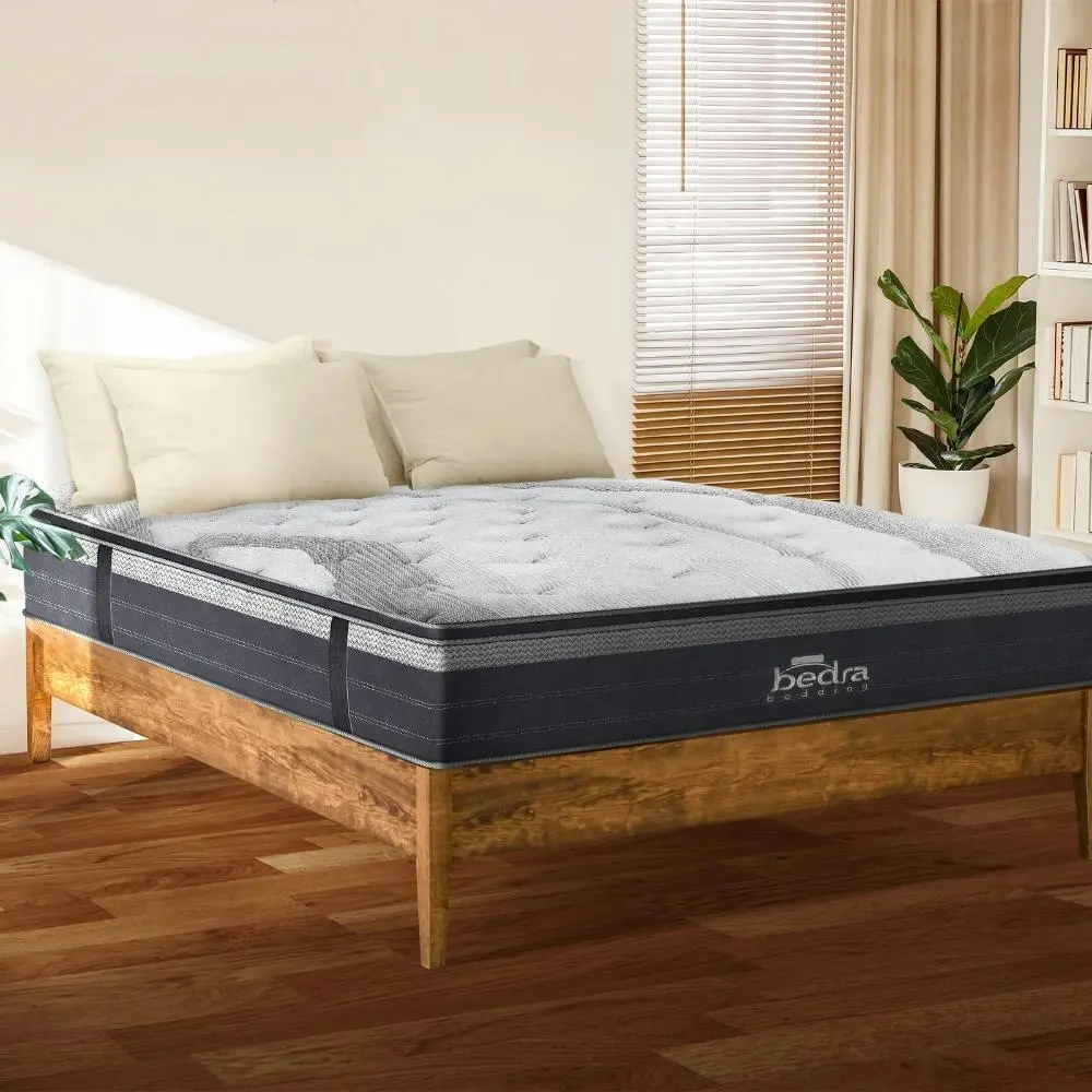 Isabella Mattress Breathable Spring Euro Top Natural Latex Foam 36cm 7 zone