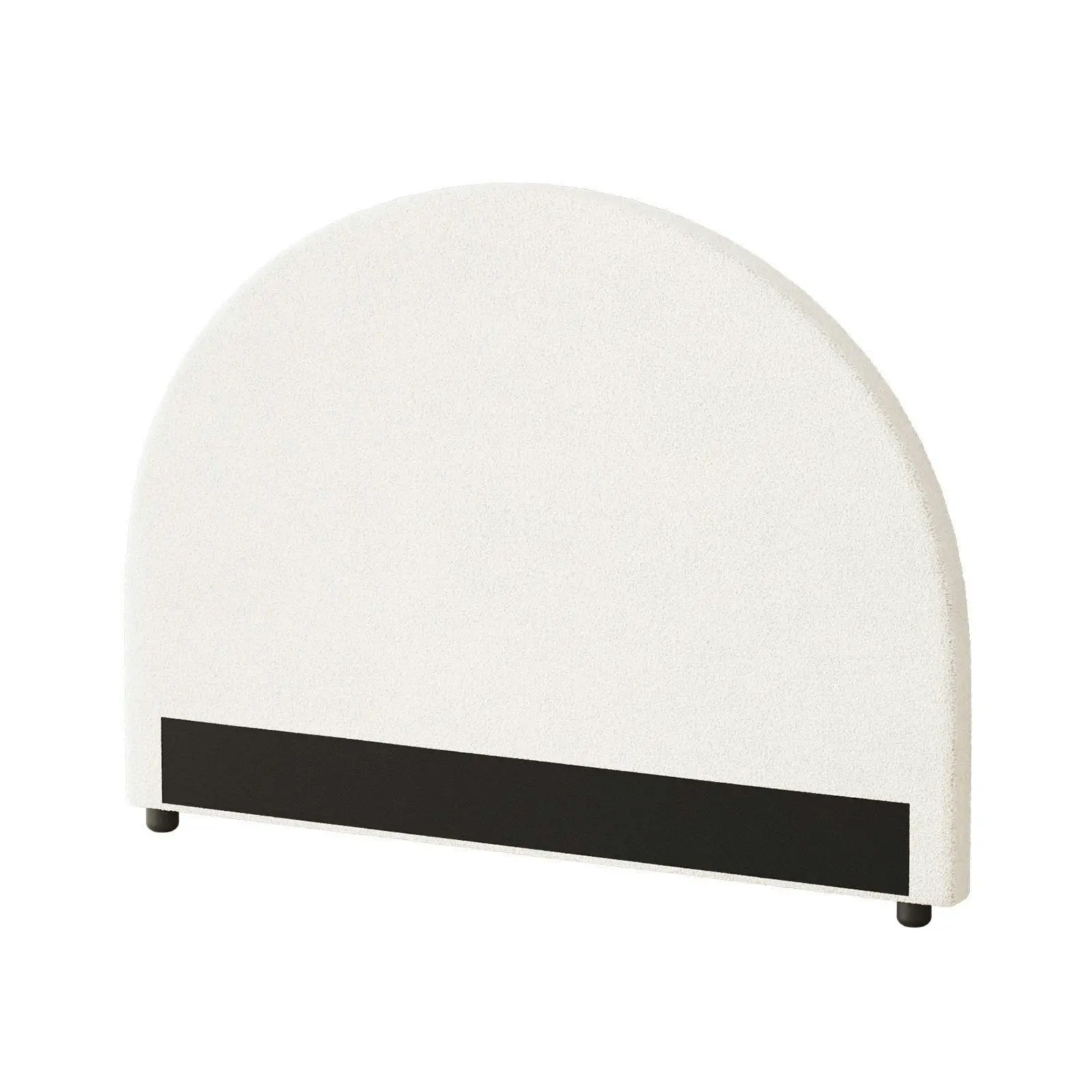 Oikiture Bed Head Single Size Headboard Bedhead White Boucle