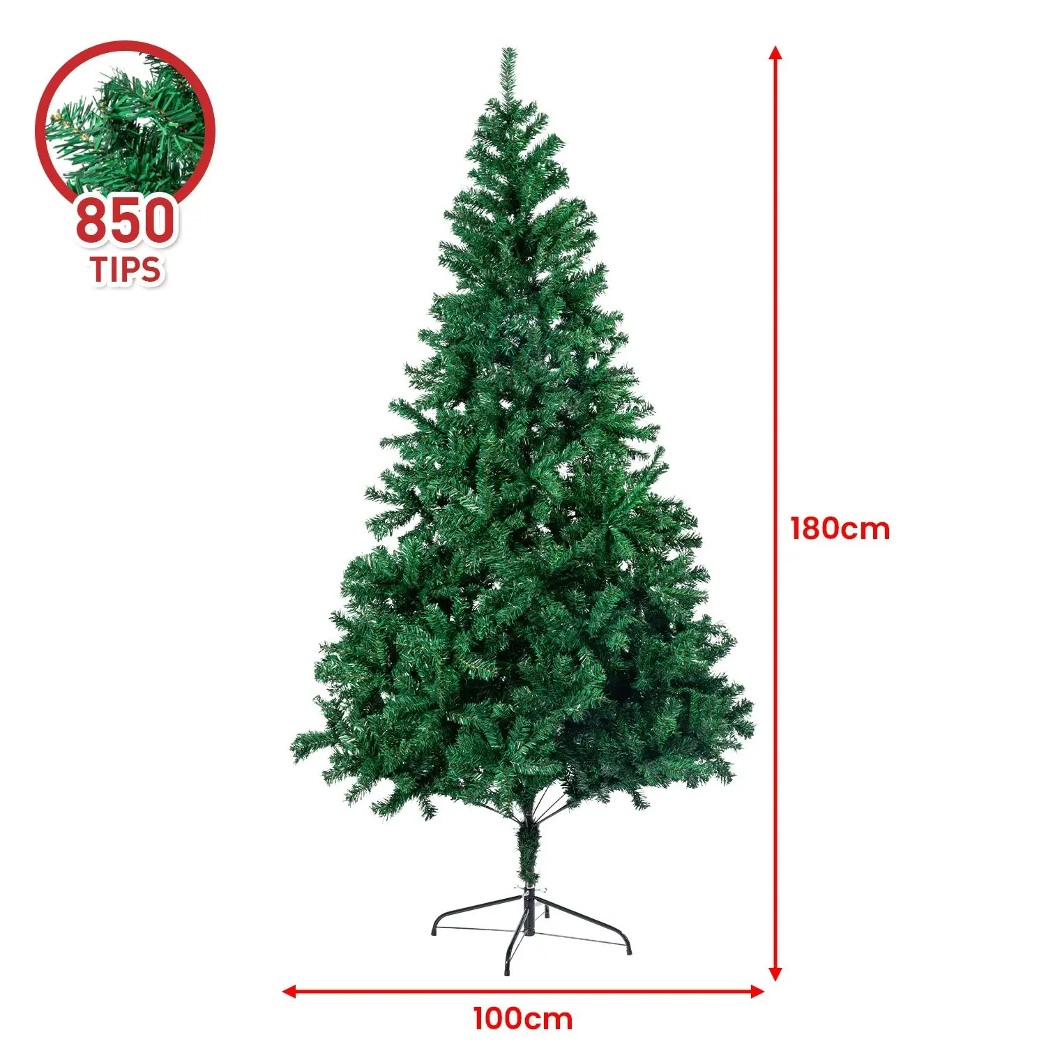 Christabelle Green Artificial Christmas Tree 1.8m - 850 Tips