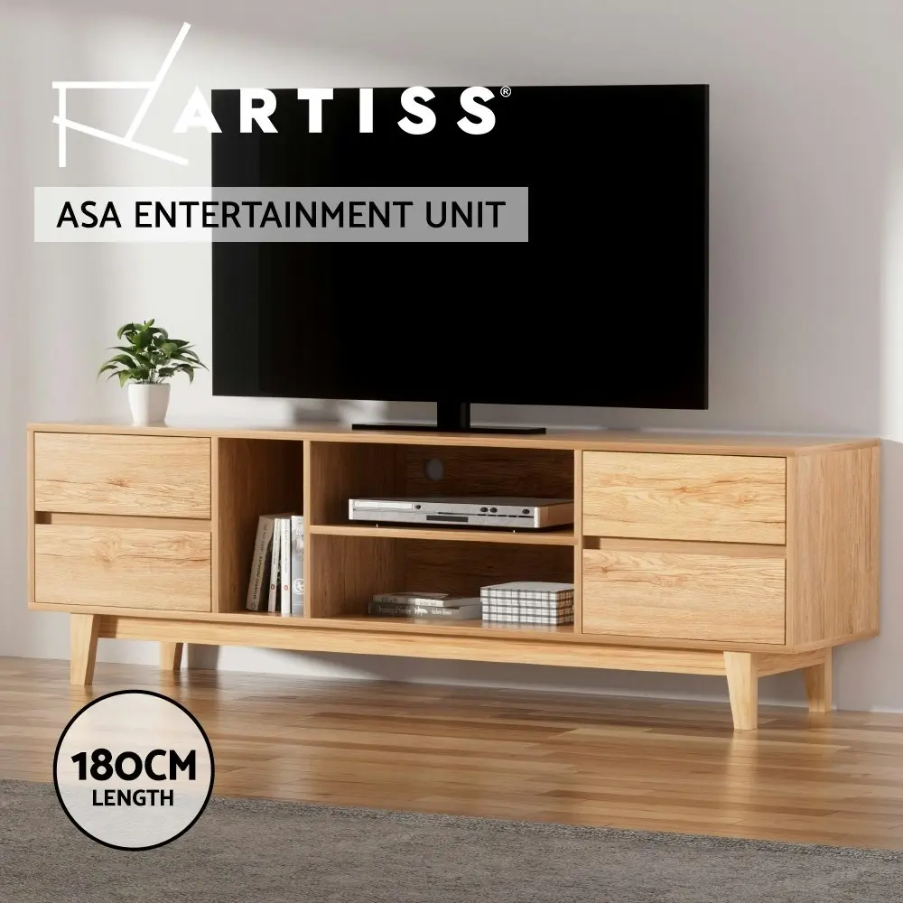 Artiss Asa Entertainment Unit Stand TV Cabinet Storage Drawer 180cm