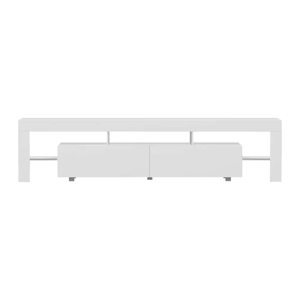 Artiss TV Cabinet Entertainment Unit Stand RGB LED 200cm White