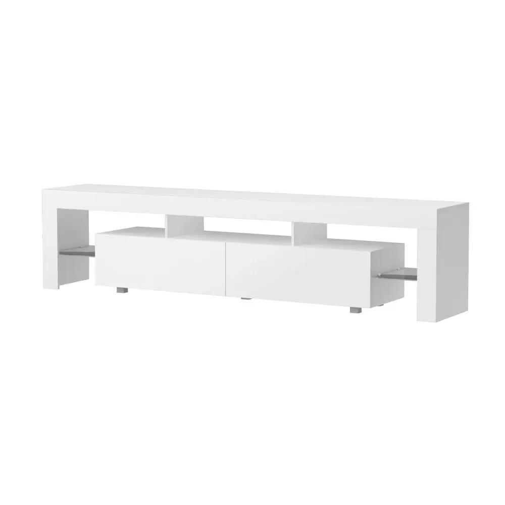 Artiss TV Cabinet Entertainment Unit Stand RGB LED 200cm White