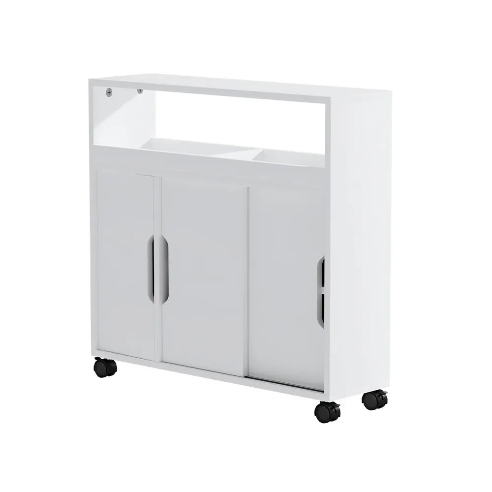 Artiss Bathroom Storage Cabinet Toilet Caddy With Wheels